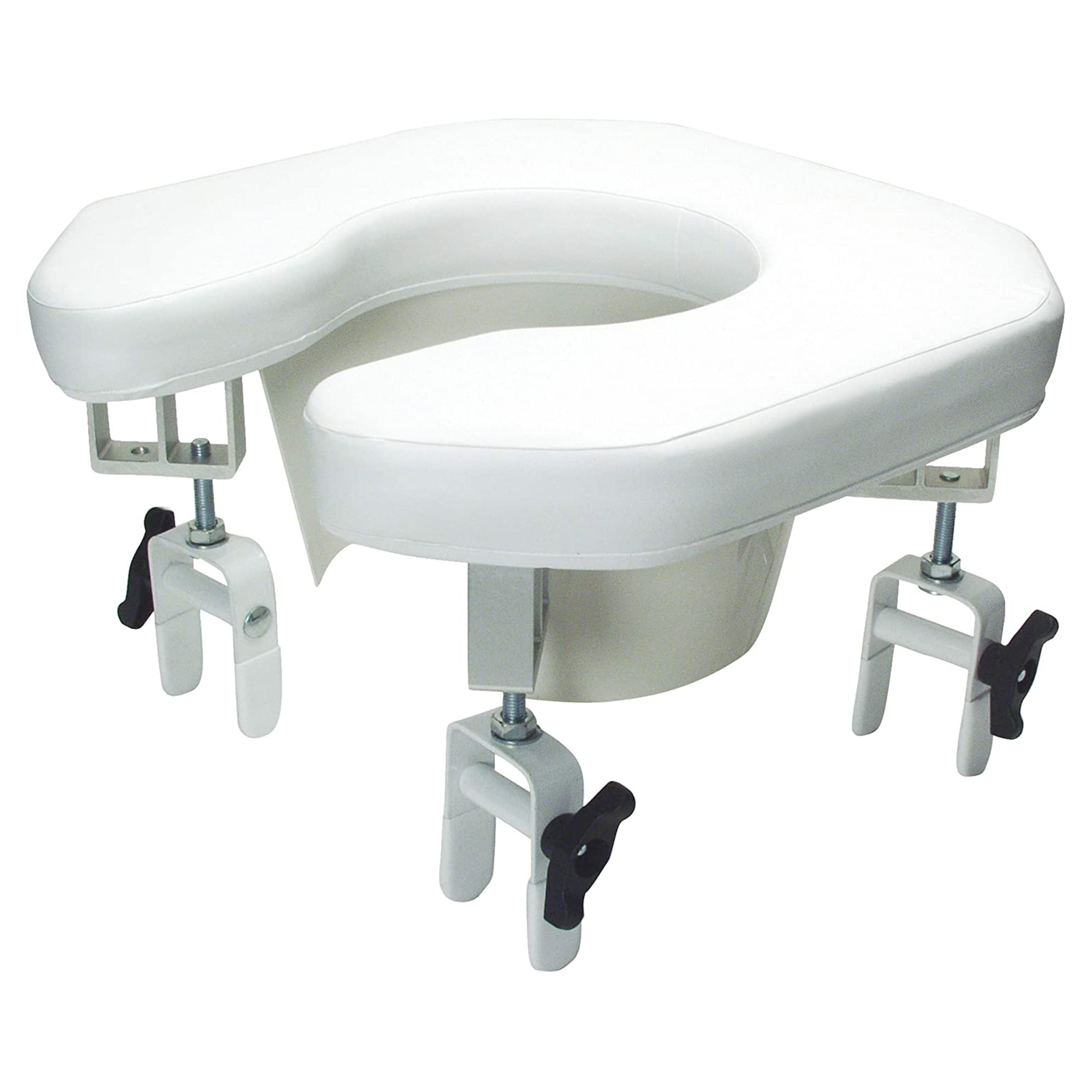 Lumex Multi-Position Open Padded Raised Toilet Seat Lumex Multi-Position Open Padded Raised Toilet Seat