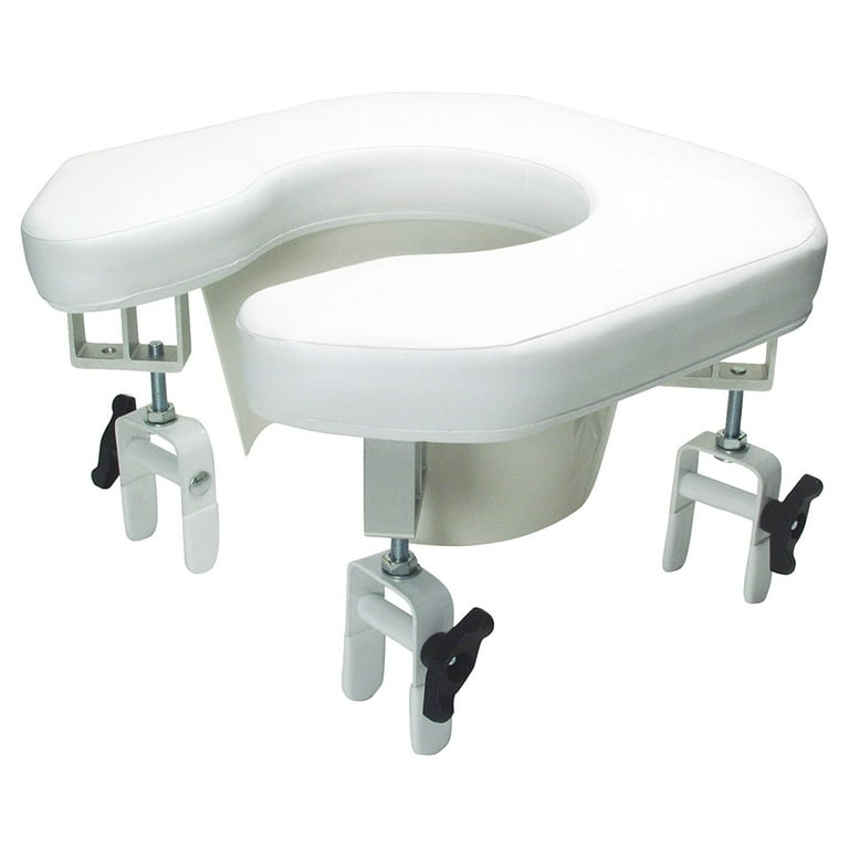 Lumex Multi-Position Open Padded Raised Toilet Seat