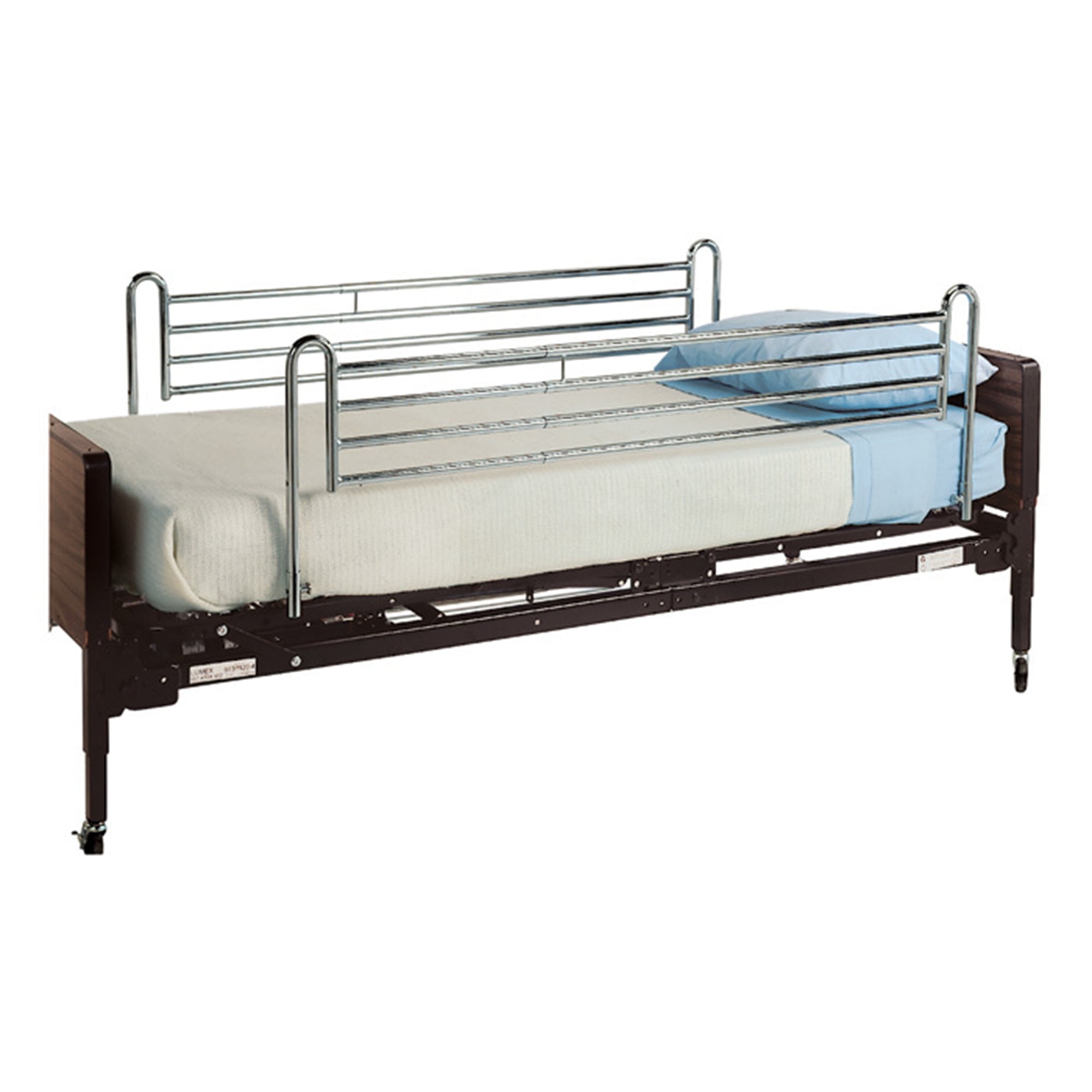 GF HEALTH PRODUCTS Graham-Field Universal Telescoping Spring Loaded Rail for Full Side Bed, Silver