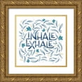 thumbnail image 1 of Graham, Gia 12x12 Gold Ornate Wood Framed with Double Matting Museum Art Print Titled - Calm Words II, 1 of 4