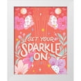 thumbnail image 1 of Graham, Gia 20x24 White Modern Wood Framed Museum Art Print Titled - Sparkle I, 1 of 4