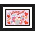 thumbnail image 1 of Graham, Gia 24x17 Black Ornate Wood Framed with Double Matting Museum Art Print Titled - Sweet Hearts I, 1 of 4