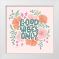 thumbnail image 1 of Graham, Gia 26x26 White Modern Wood Framed Museum Art Print Titled - Boho Florals II, 1 of 4