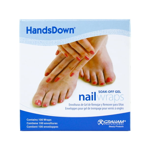 Graham Hands Down Soak-Off Gel Nail Wraps- 100 Wraps