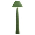 thumbnail image 1 of Graham Moss Green Velvet Floor Lamp, 1 of 5