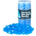 thumbnail image 1 of Graham Products Blue Glow in The Dark Rocks 450 Count for Gardens or Fish Tanks, Aquarium Rocks, Terrarium Rocks, Glow in the Dark Pebbles, 1 of 5