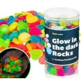 thumbnail image 1 of Graham Products Glow in The Dark Rocks 190PCS, Glowing Fish Tank Pebbles - Indoor/Outdoor Yard Dcor; Garden/Aquarium/Planter/Walkway/Driveway, Multi, 1 of 9