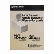 Graham Professional Large Dispenser For Mega Wrap Strips, Black