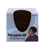 Graham Professional Wrap-It Maximum Strength Styling Wrap, Black, 40 Each