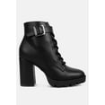thumbnail image 1 of Grahams Faux Leather Lace Up Boots, 1 of 9