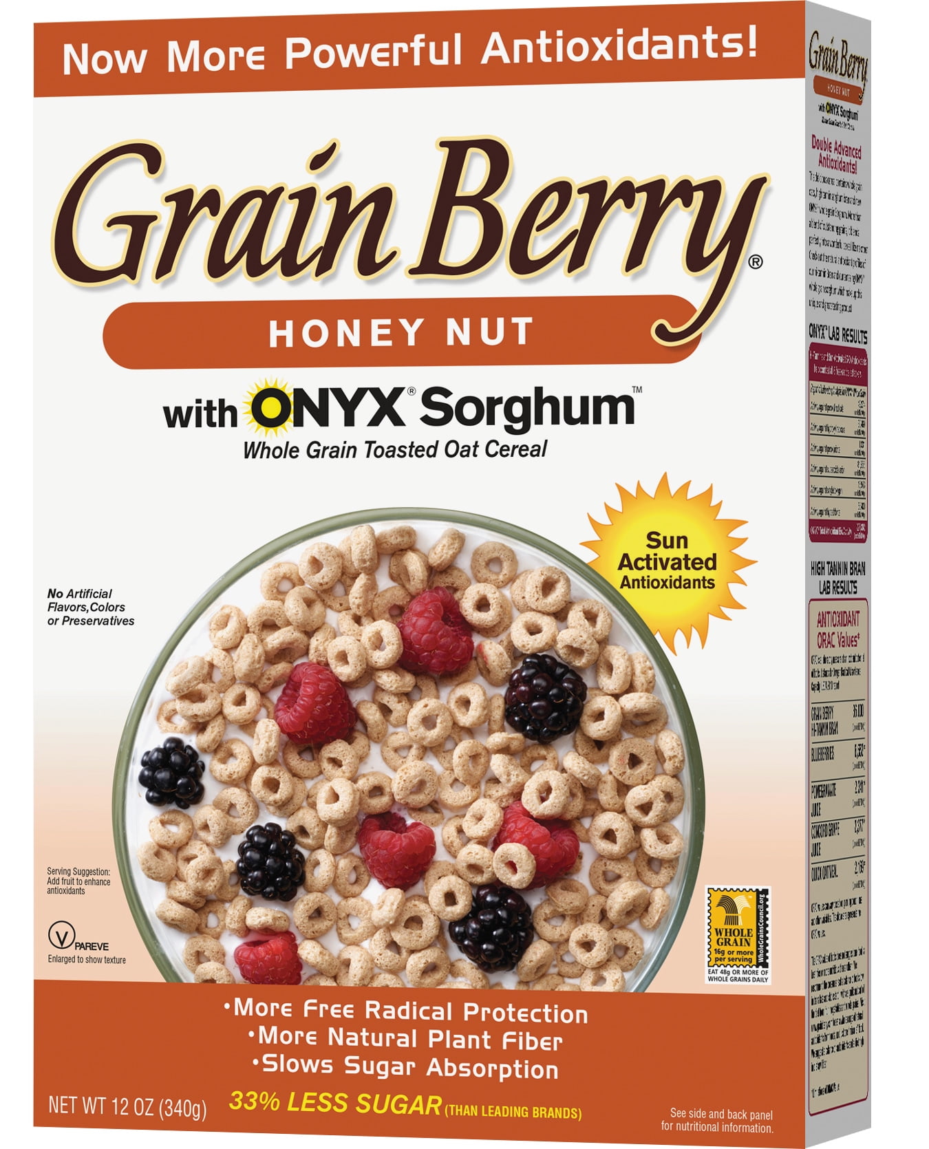 Grain Berry Honey Nut Toasted Oats Cereal, 12 oz