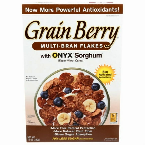 Grain Berry Multi Bran Flakes Cereal 12 oz