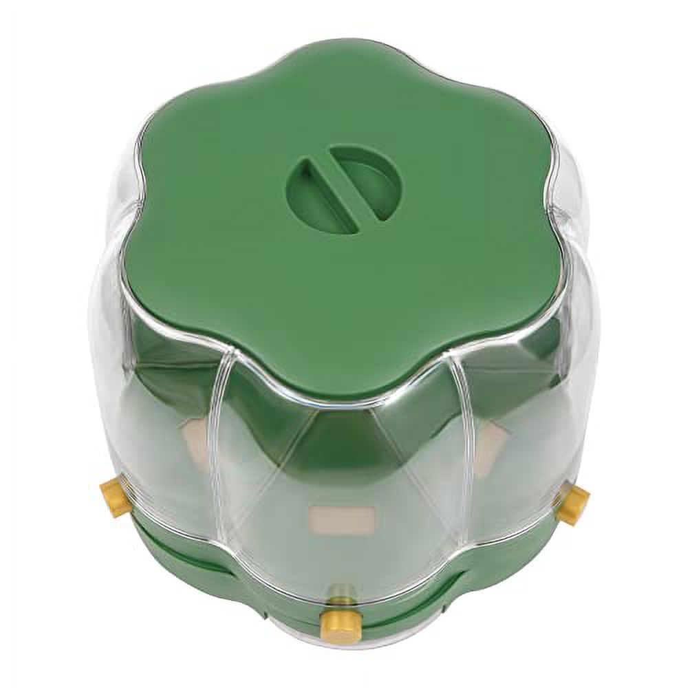 Grain Dispenser, 360° Rotating Rice Dispenser Storage Container, Dry Food