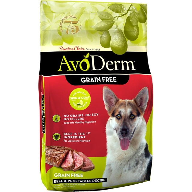 Grain Free Beef and Vegetables Recipe Dry Dog Food, All Life Stages