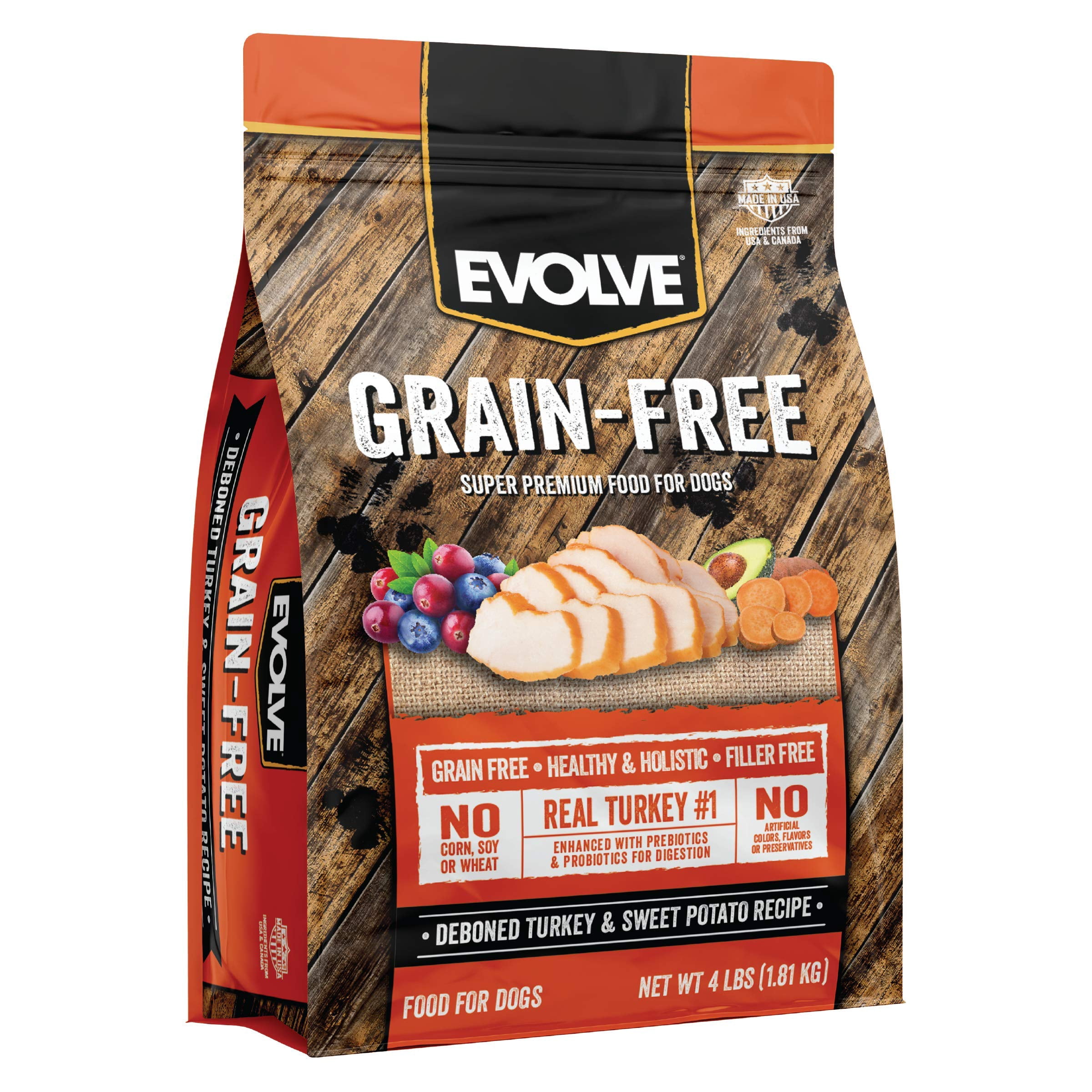 Grain Free Deboned Turkey & Sweet Potato Recipe Dog Food, 4 Lb ... - Grain Free Dog Food Recipes With Sweet Potatoes Quinoa And Duck