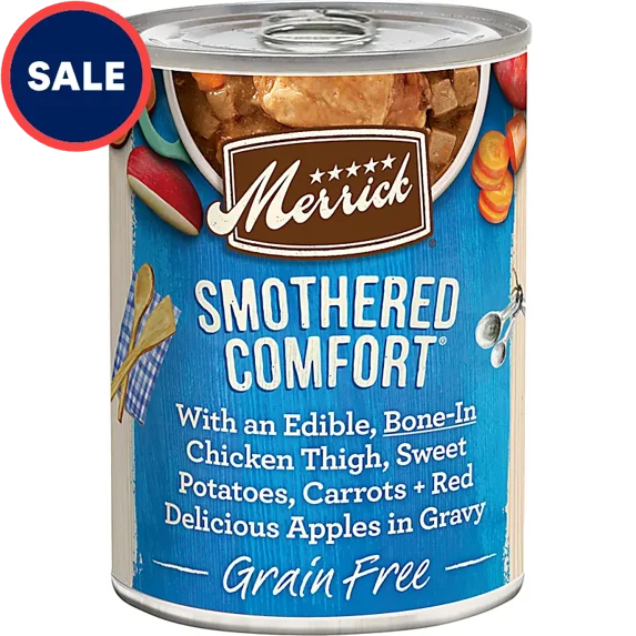 Grain Free Smothered Comfort Canned Wet Dog Food 12.7 oz., Case of 12