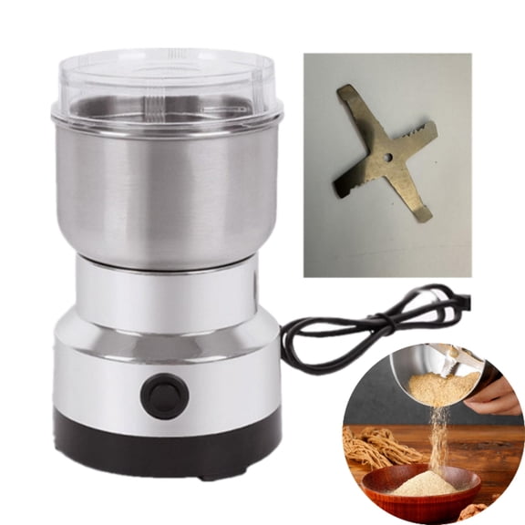 Grain Mill Grinder - 304 Stainless Steel Electric Flour Mill for Grains, Spices, and Dried Foods