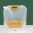 thumbnail image 1 of Grain Moisture-Proof Sealed Bag, 10 pcs Resealable Large-Capacity Grain Storage Bags, Stand Up Grain Food Moisture-Proof Storage Suction Bags for Storage, 1 of 3
