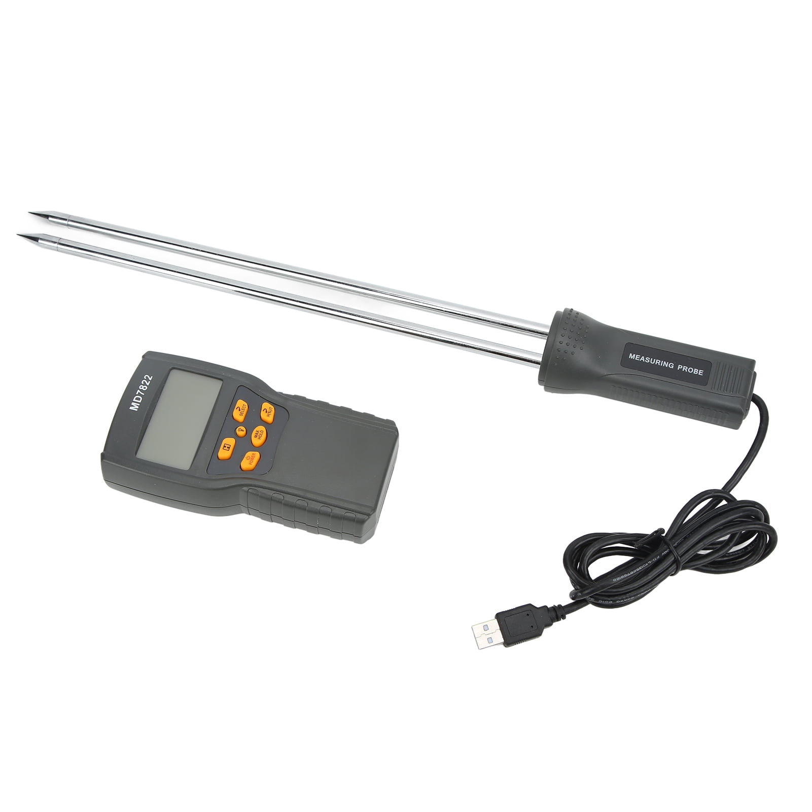 Grain Moisture Tester Digital Display Electronic Detection Meter for