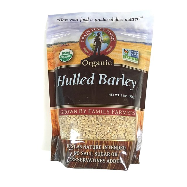 Grain Place Foods NonGMO Organic Hulled Barley Made in the USA 2