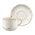 thumbnail image 1 of Grain Stacking 3 oz. Espresso Cup+Saucer Set for 2, 1 of 1
