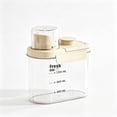 Container With Cooking Grain Storage Container with Pour Spout, Kitchen Pantry Food Canister ...