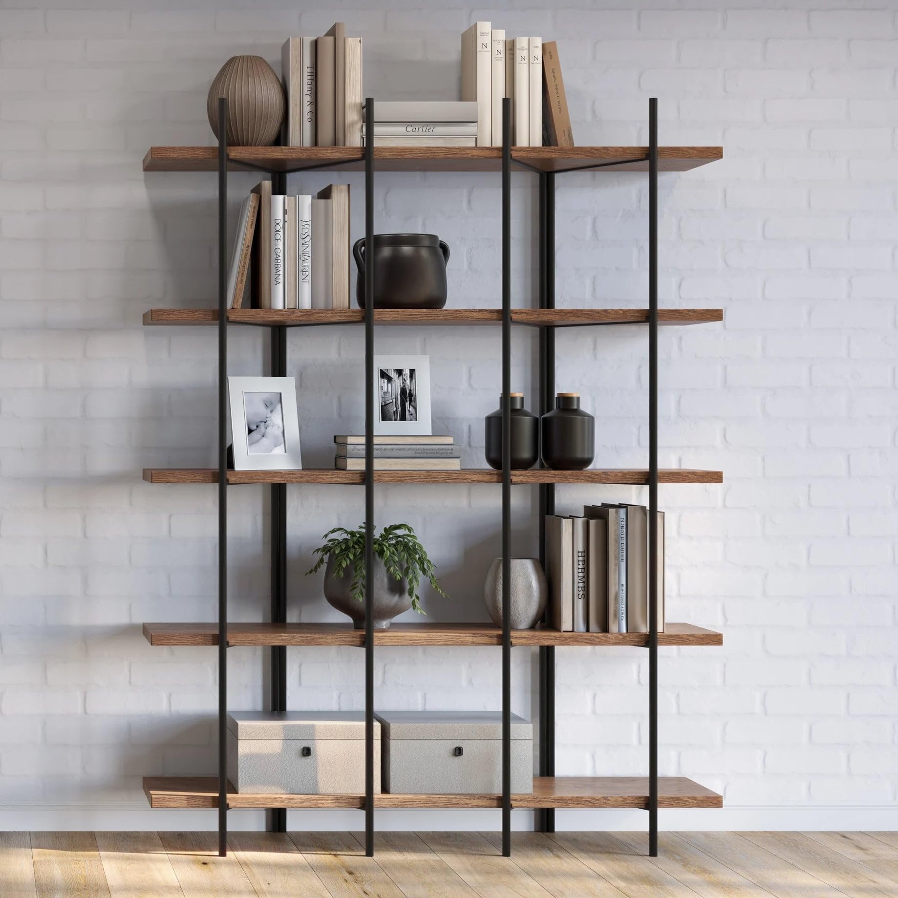 Grain Wood Furniture Cascais Bookcase - Thumbnail 3
