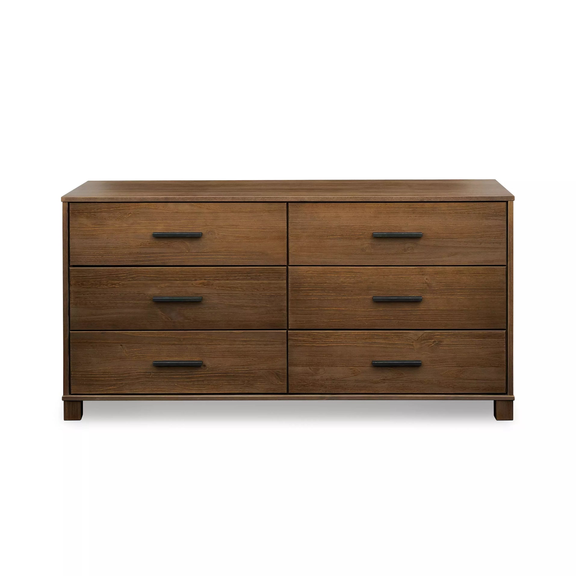 Grain Wood Furniture Loft 5-Drawer Chest, Solid Wood with a Brushed Mocha Finish