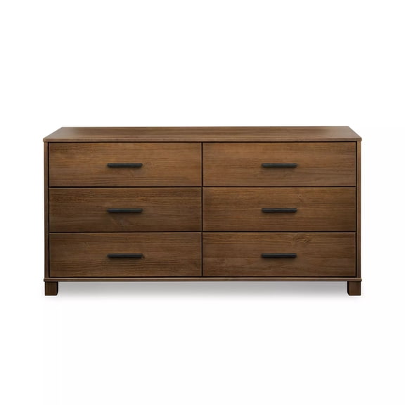Grain Wood Furniture Loft 5-Drawer Chest, Solid Wood with a Brushed Mocha Finish
