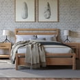 thumbnail image 1 of Grain Wood Furniture Loft Full Size Solid Wood Bed, Acacia, 1 of 6