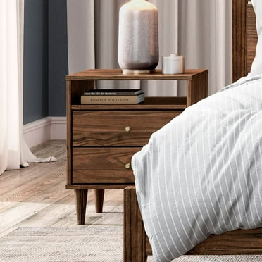 American Woodcrafters Sedona Cherry Finished Wood 3-Drawer Nightstand