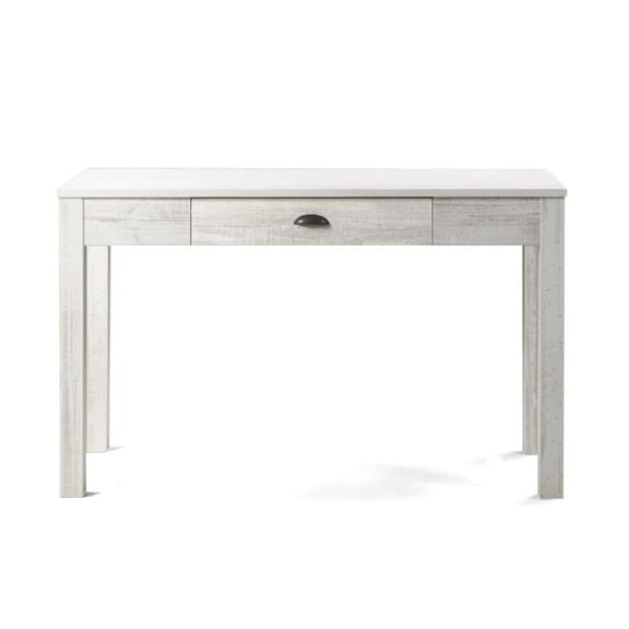Grain Wood Furniture Montauk Desk/Dressing Table, Rustic Off-White