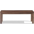thumbnail image 1 of Grain Wood Furniture Montauk Solid Wood Bench, Rustic Walnut, 1 of 6