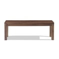 thumbnail image 1 of Grain Wood Furniture Montauk Solid Wood Bench, Rustic Walnut, 1 of 6