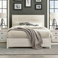 thumbnail image 1 of Grain Wood Furniture Montauk Solid Wood Bed, Full Size, Rustic Off-White, 1 of 7