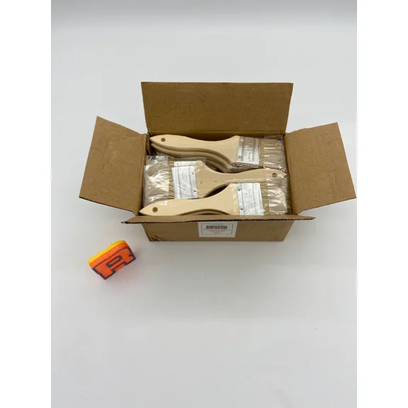 Grainger 1Ttx2 2 Utility Paintbrush, *(1) Box Of (24) Brushes* (New)