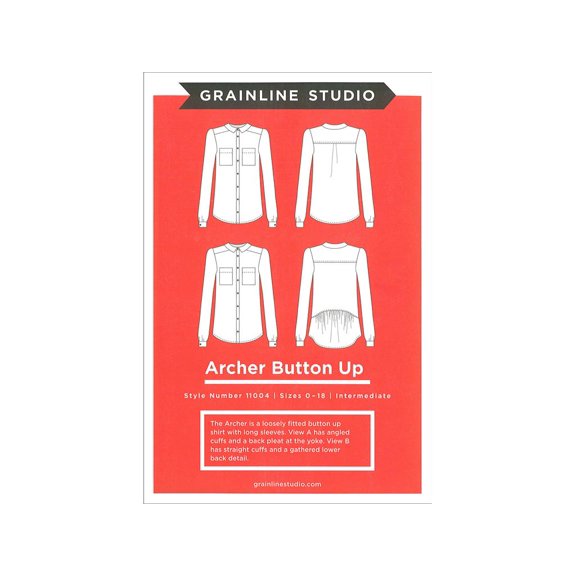 Grainline Studio Archer Button Up Ptrn