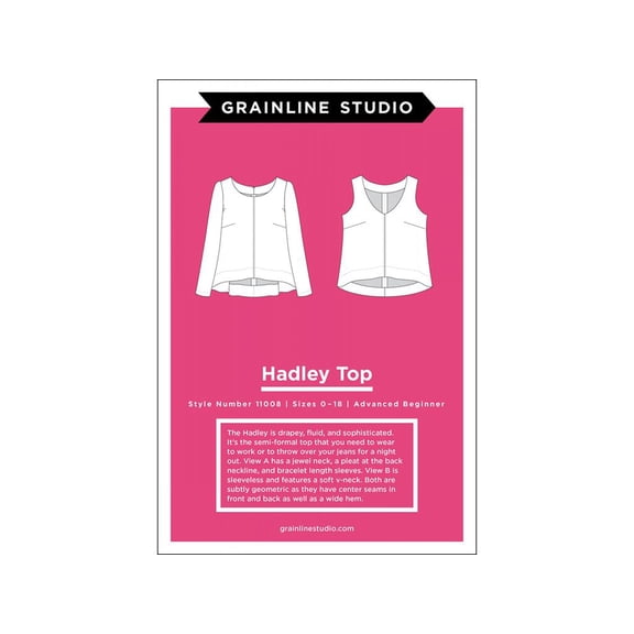 Grainline Studio Hadley Top Ptrn