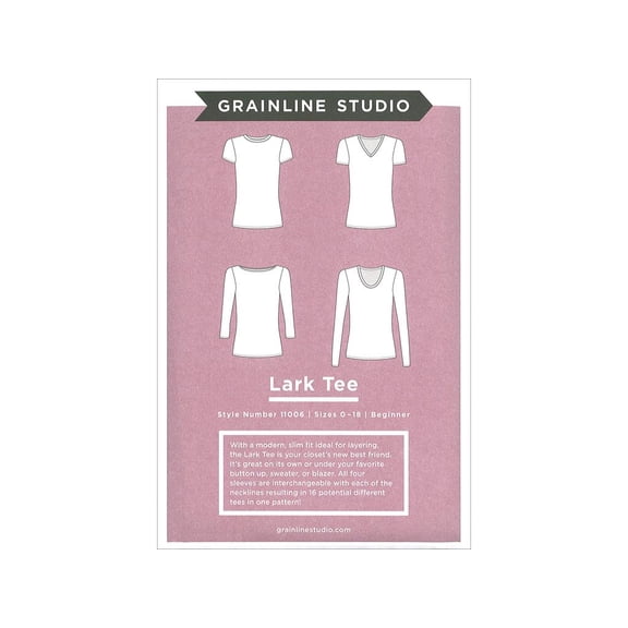 Grainline Studio Lark Tee Ptrn