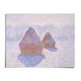 thumbnail image 1 of Grainstacks, Effect of Snow and Sun c. 1890-91 - Claude Monet - 10x12 - Wall Art Print - UNFRAMED, 1 of 1