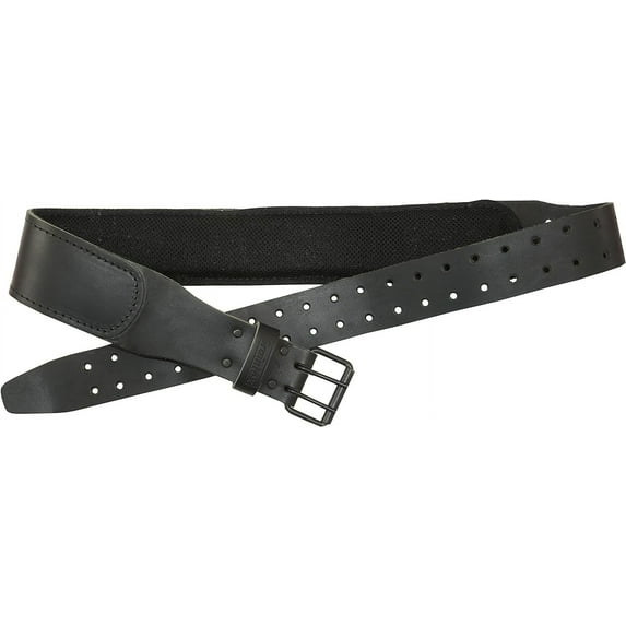 Graintex LB2084 Top Grain Leather Belt Black Color Padded for Framers, Constructors, Carpenters, Plumbers