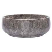 Gral Round Vessel Sink in Gray Marble