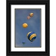 thumbnail image 1 of Grall, Don 11x14 Black Ornate Wood Framed with Double Matting Museum Art Print Titled - CO, Colorado Springs Hot air balloons in morning, 1 of 4