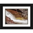 thumbnail image 1 of Grall, Don 14x11 Black Ornate Wood Framed with Double Matting Museum Art Print Titled - Montana, Glacier NP Ptarmigan Falls, 1 of 4