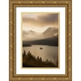 thumbnail image 1 of Grall, Don 17x24 Gold Ornate Wood Framed with Double Matting Museum Art Print Titled - MT, Glacier NP Sunrise over St Mary Lake, 1 of 4