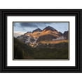 thumbnail image 1 of Grall, Don 18x13 Black Ornate Wood Framed with Double Matting Museum Art Print Titled - Colorado Sunrise on Maroon Bells mountains, 1 of 4