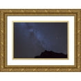 thumbnail image 1 of Grall, Don 32x23 Gold Ornate Wood Framed with Double Matting Museum Art Print Titled - AZ, Grand Canyon, The Milky Way over the rim, 1 of 4