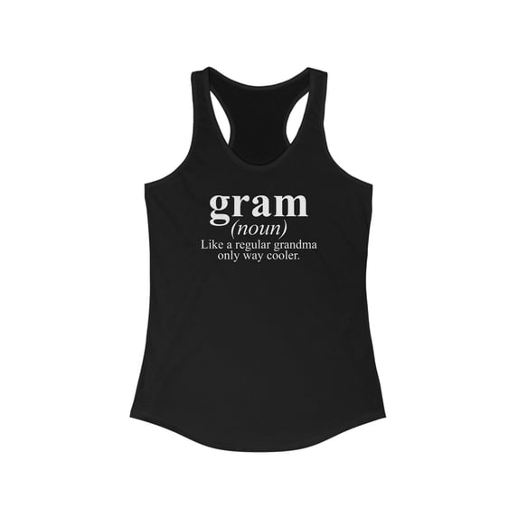 Gram Grandma Grandmother Mothers Day Tank Top Gifts Shirt Womens Sleeveless