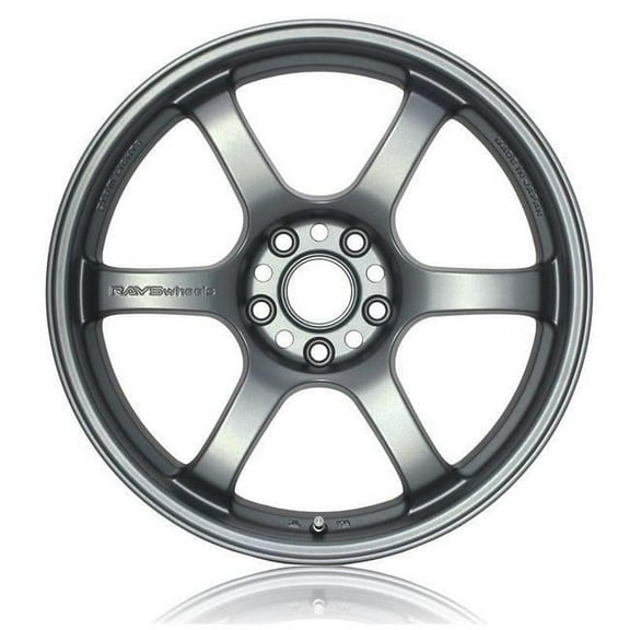 Gram Lights  57DR 17 x 9 Plus 12 Offset 5-114.3 Bolt Pattern Gunmetal Blue 2 Wheel
