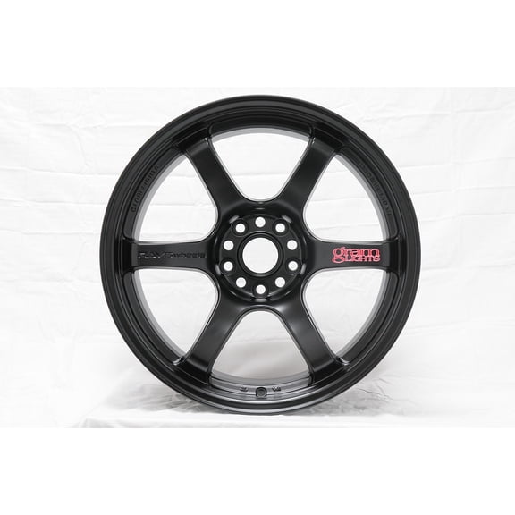 Gram Lights 57DR 18x8.5 +37 5-114.3 Semi Gloss Black Wheel
